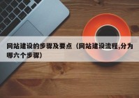 網(wǎng)站建設的步驟及要點(diǎn)（網(wǎng)站建設流程,分為哪六個(gè)步驟）