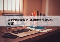 seo查詢(xún)seo優(yōu)化（seo搜索引擎優(yōu)化公司）