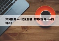 如何提升seo優(yōu)化排名（如何提高seo的排名）