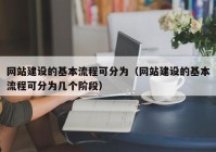 網(wǎng)站建設的基本流程可分為（網(wǎng)站建設的基本流程可分為幾個(gè)階段）