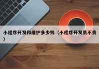 小程序開(kāi)發(fā)和維護多少錢(qián)（小程序開(kāi)發(fā)貴不貴）
