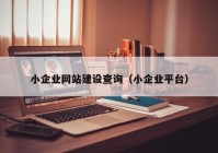 小企業(yè)網(wǎng)站建設查詢(xún)（小企業(yè)平臺）